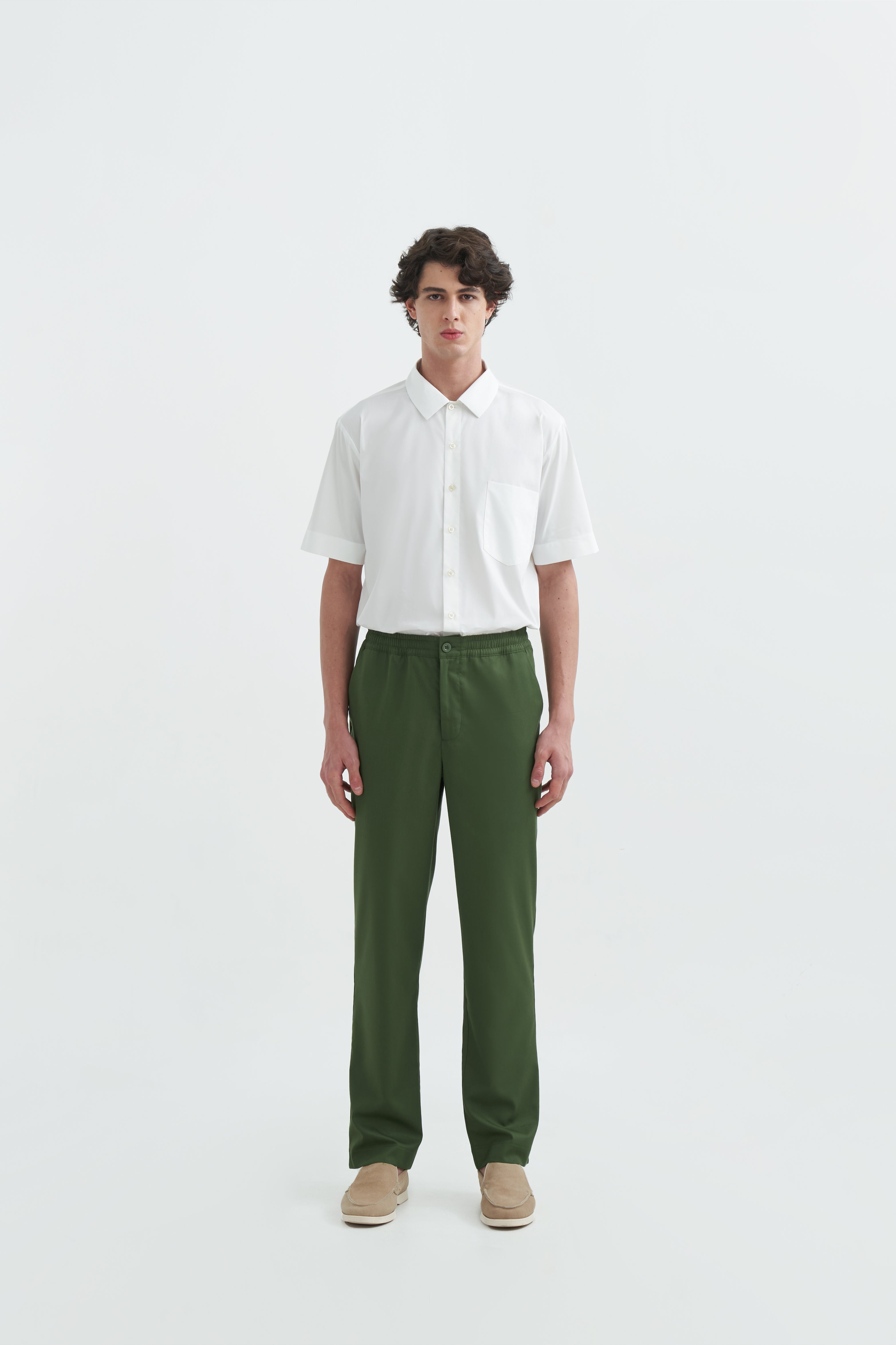 SHIRO PANTS - Moss Green