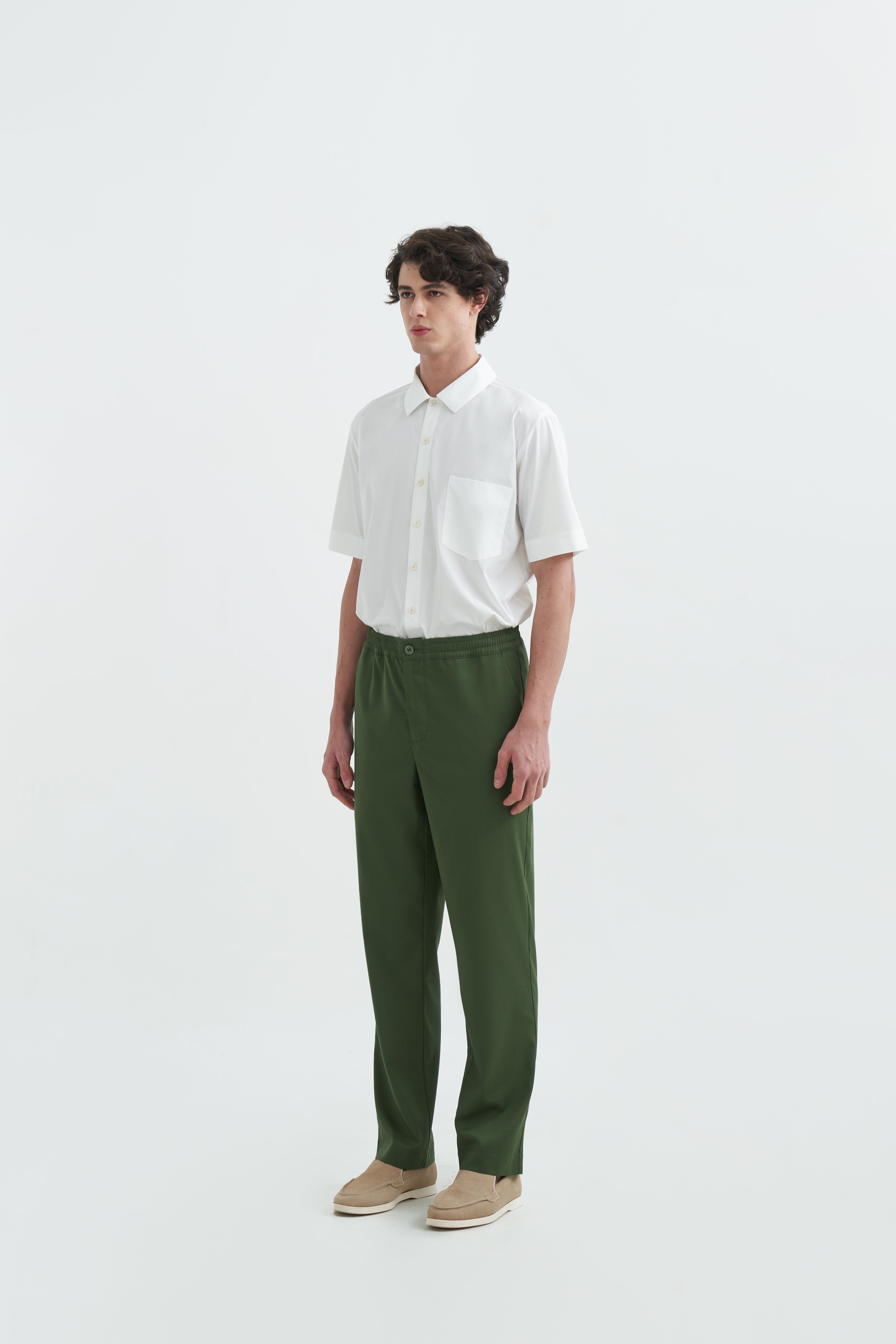 SHIRO PANTS - Moss Green