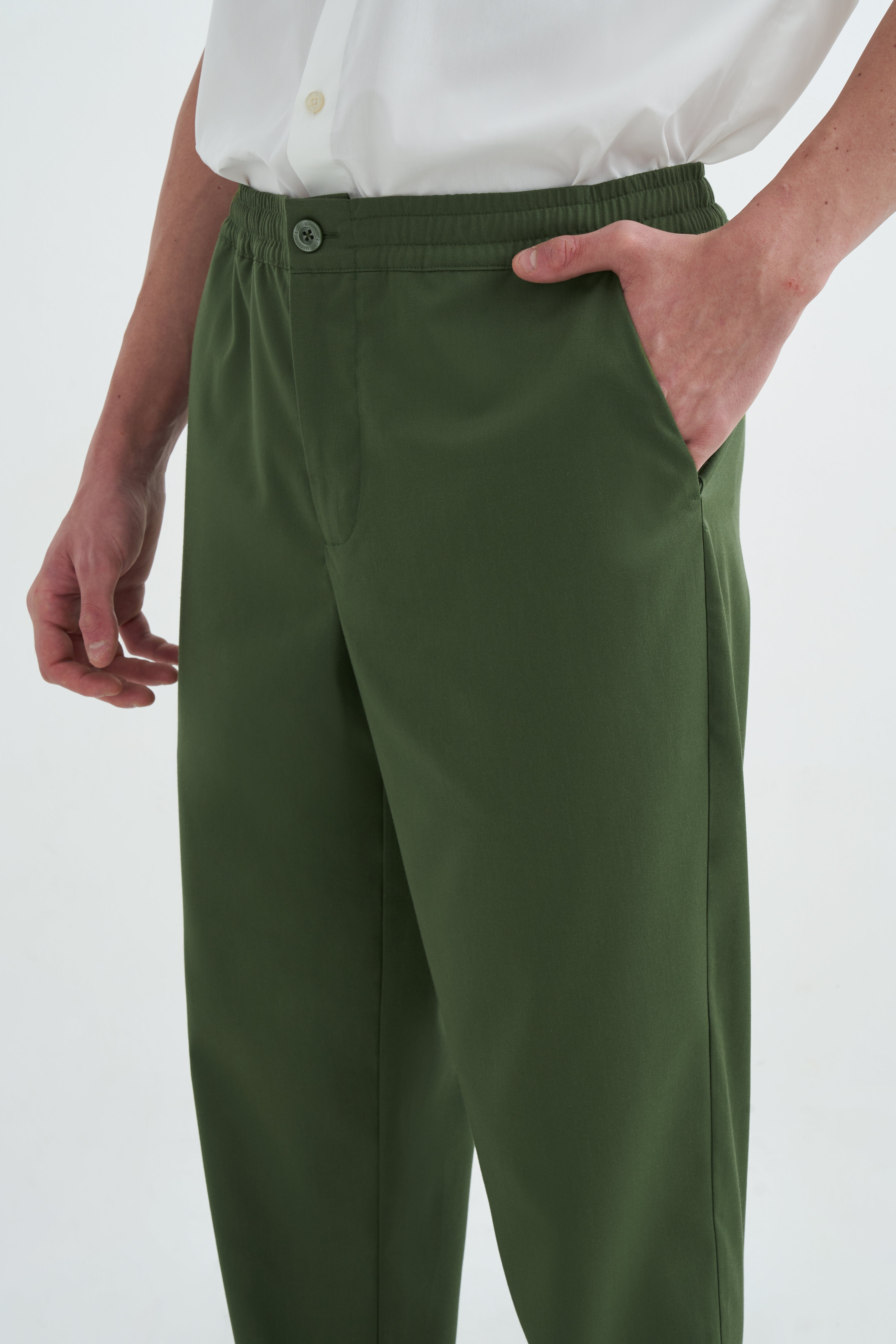 SHIRO PANTS - Moss Green