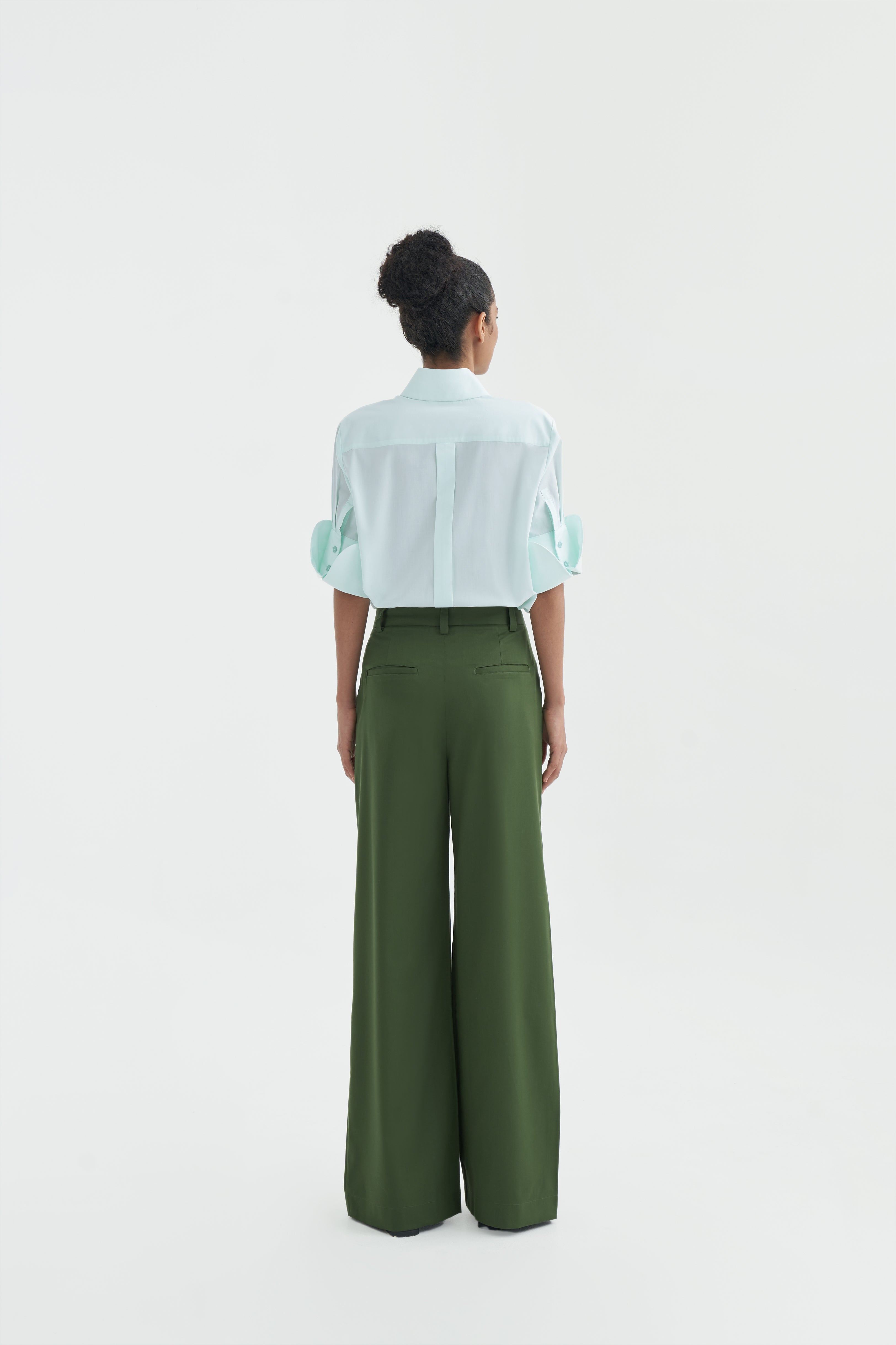 MICHIO PANTS - Moss Green