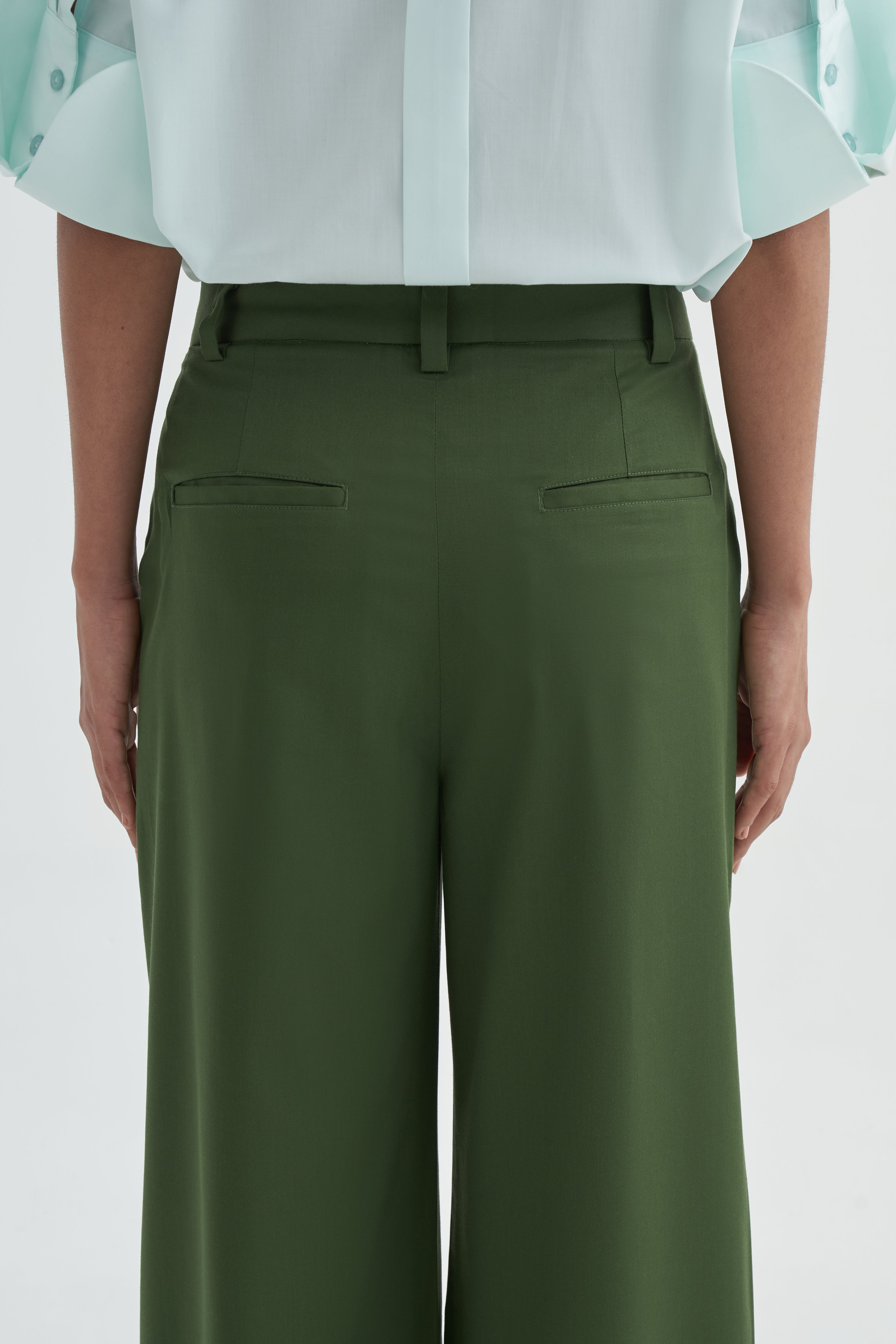 MICHIO PANTS - Moss Green