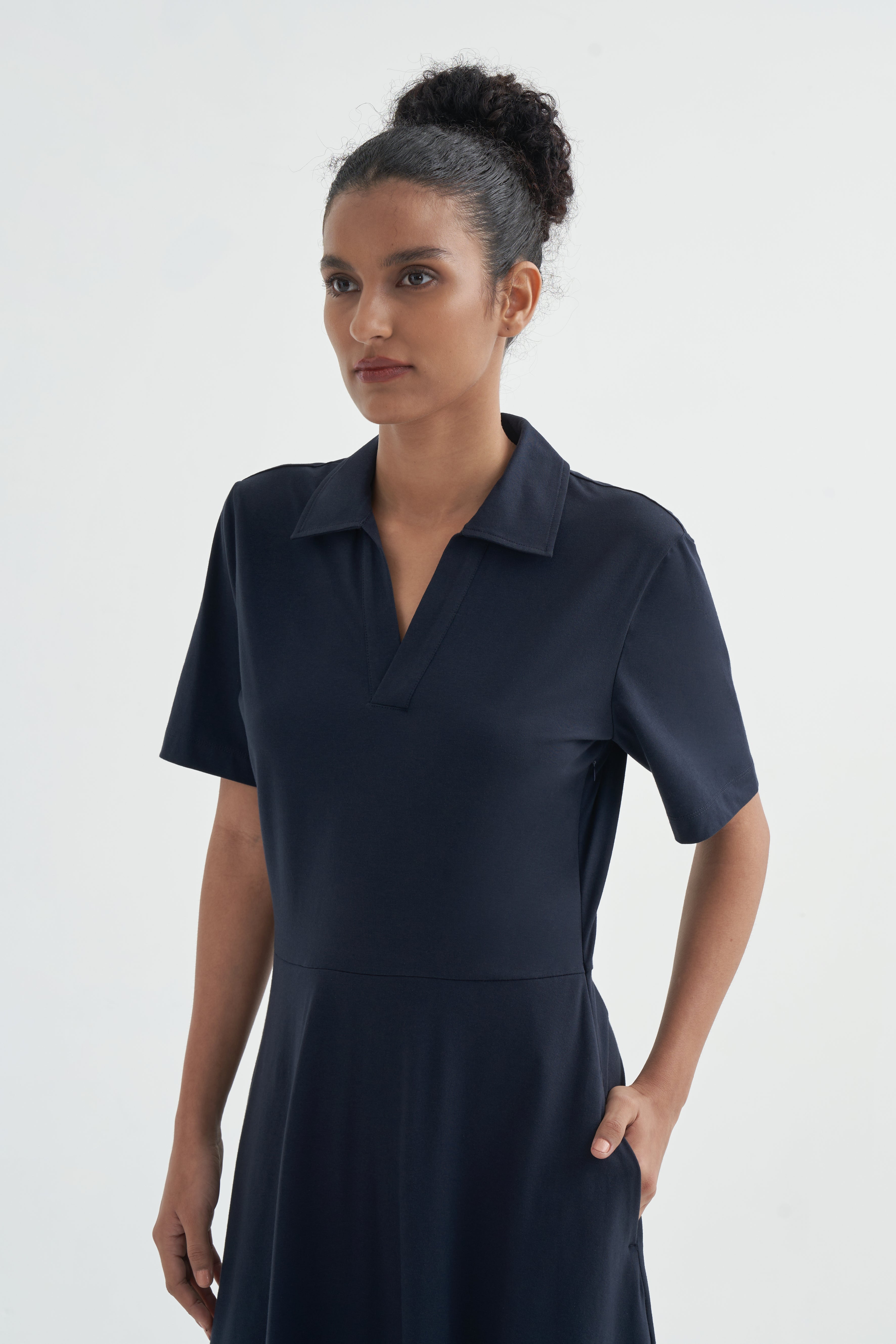 MIRA DRESS - Deep Navy