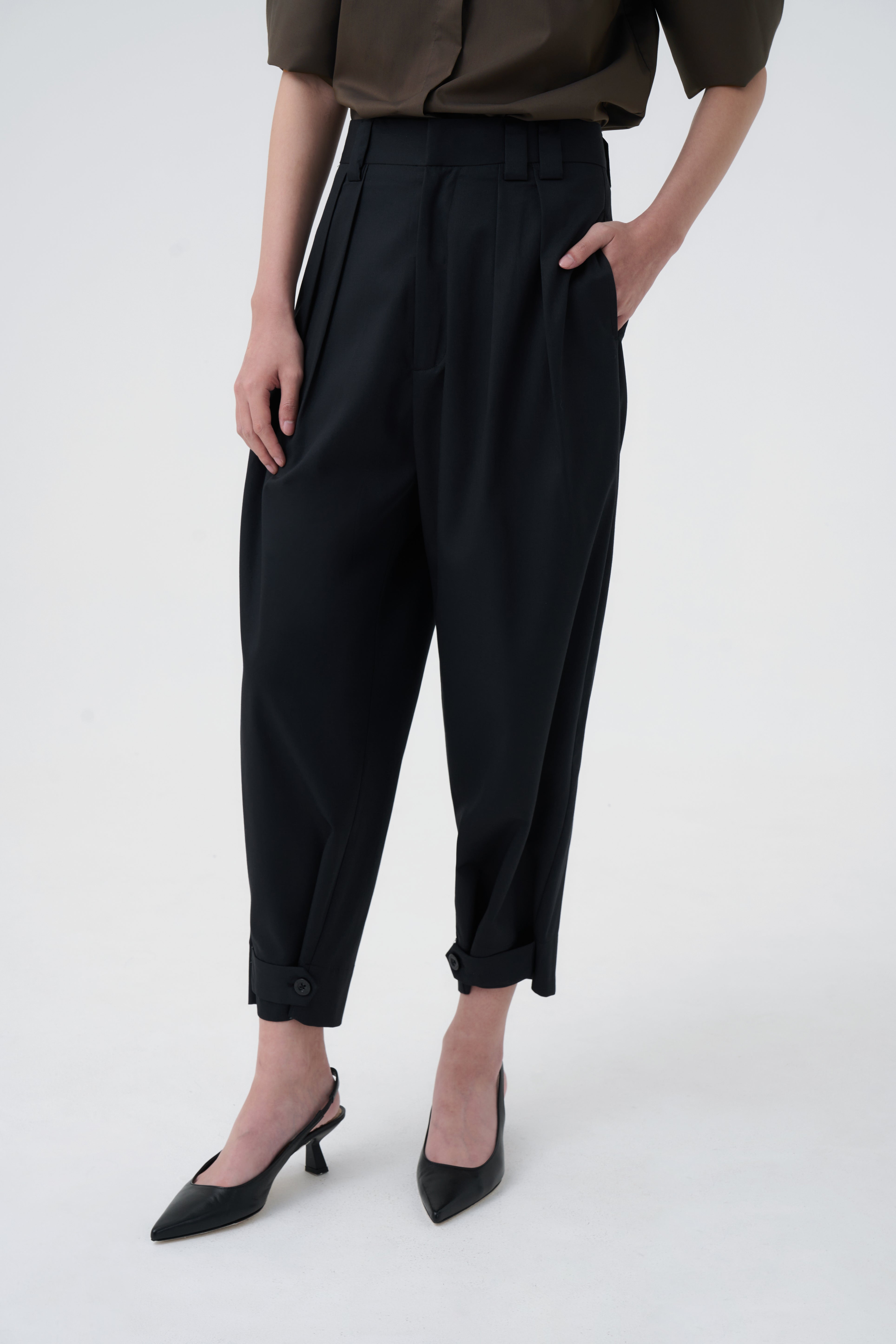 MORINA PANTS - Black