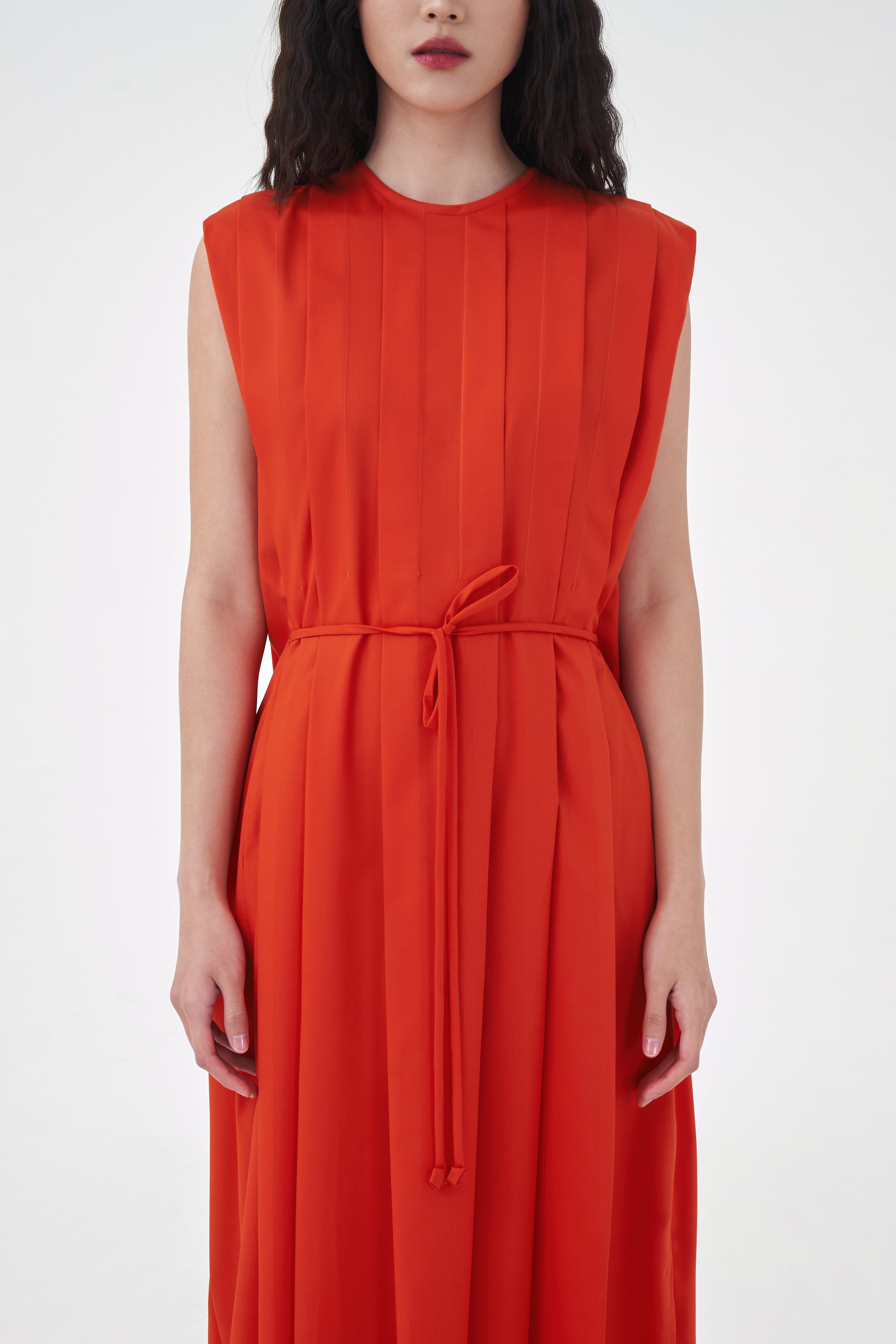 CABARET DRESS - Vivid Orange