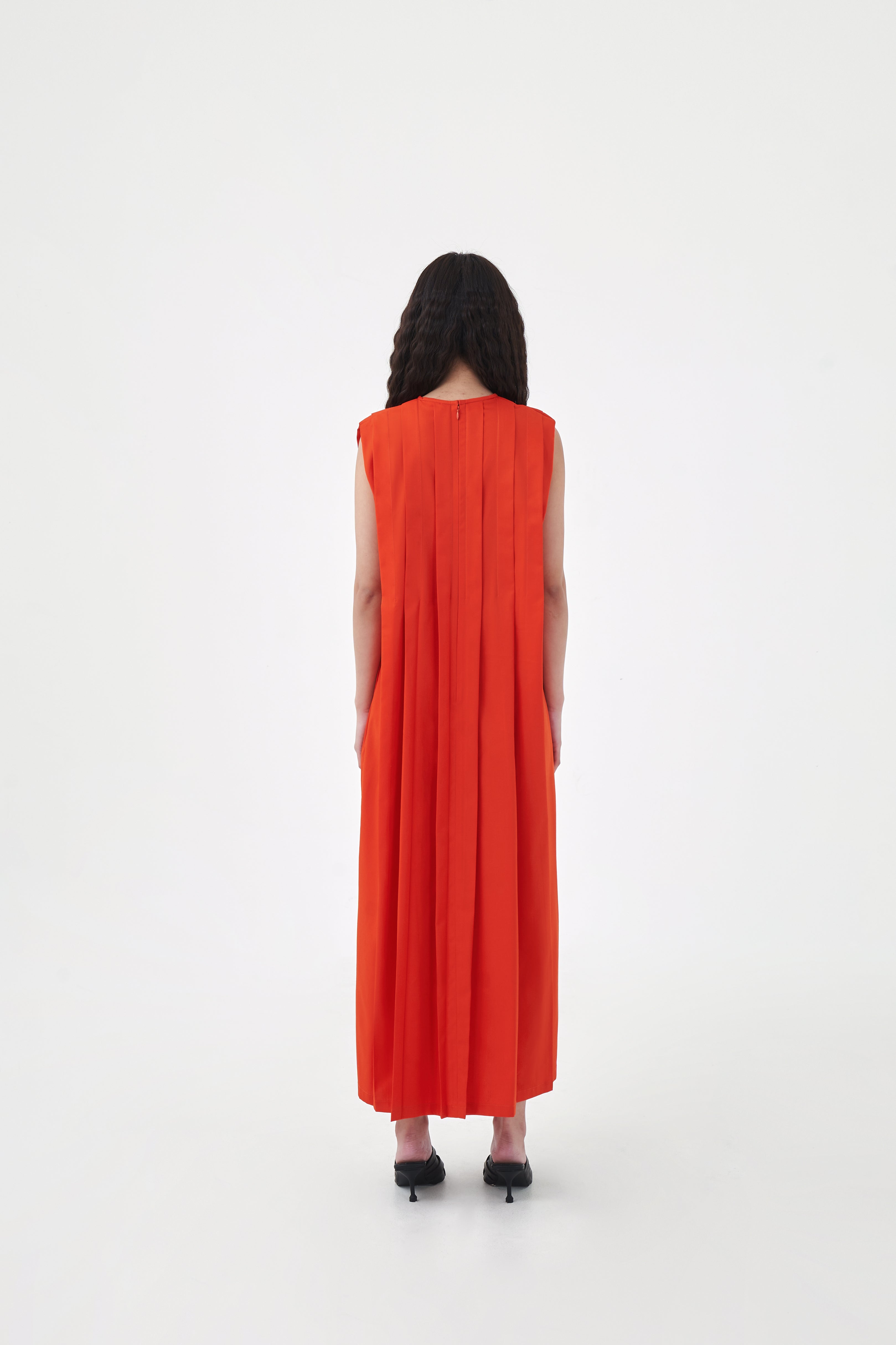 CABARET DRESS - Vivid Orange