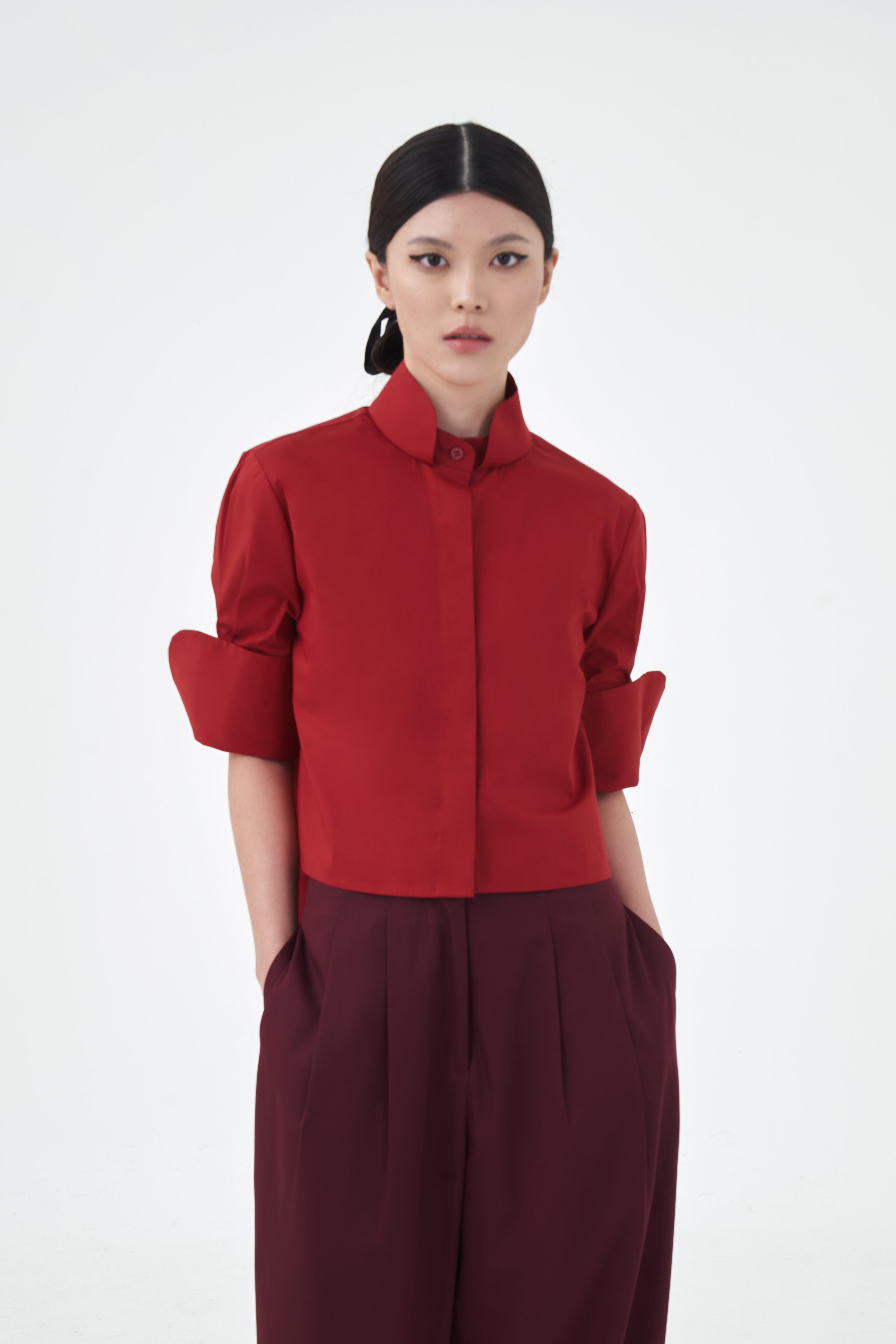 CHA CROP - Red