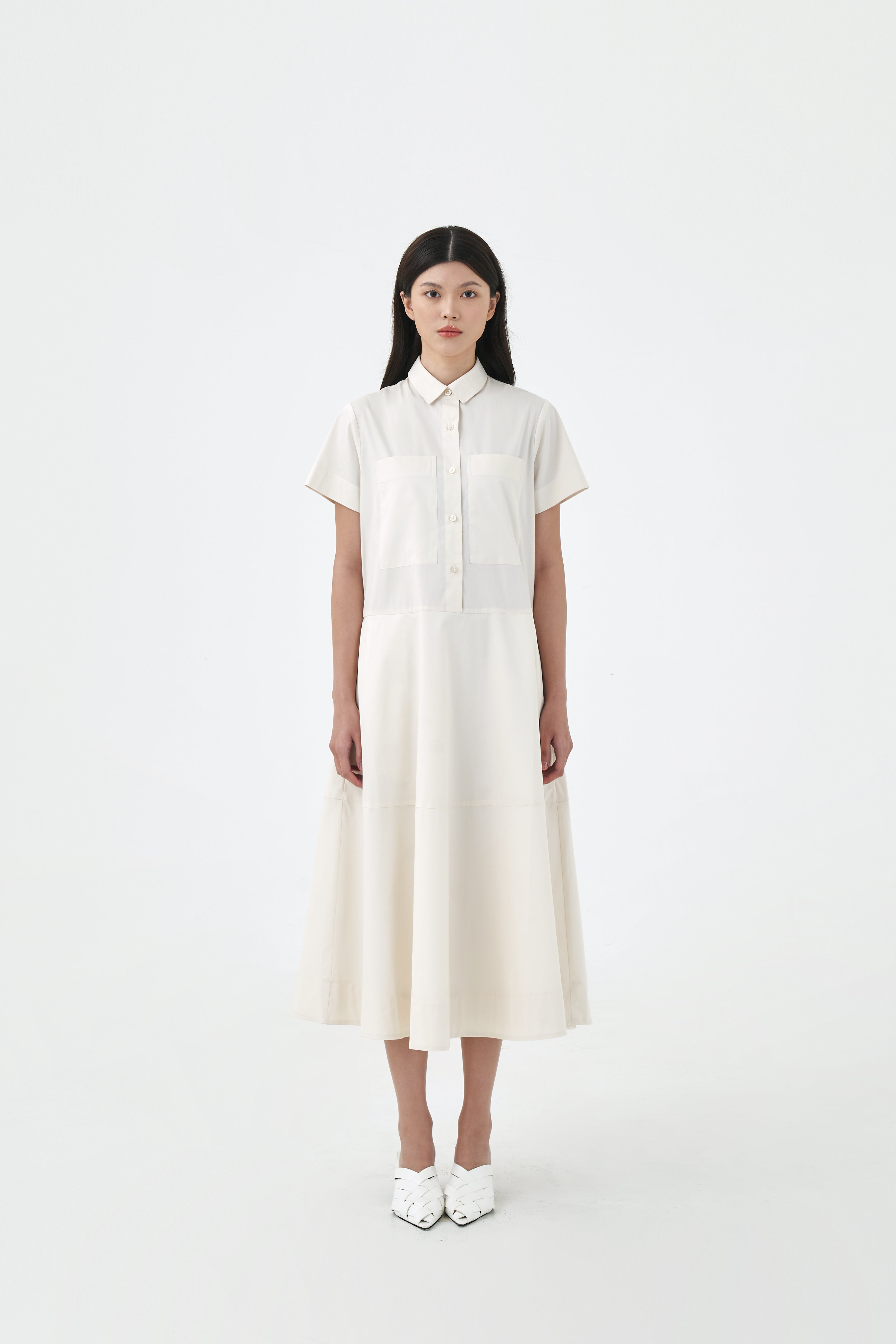 KIRA DRESS - Antique White