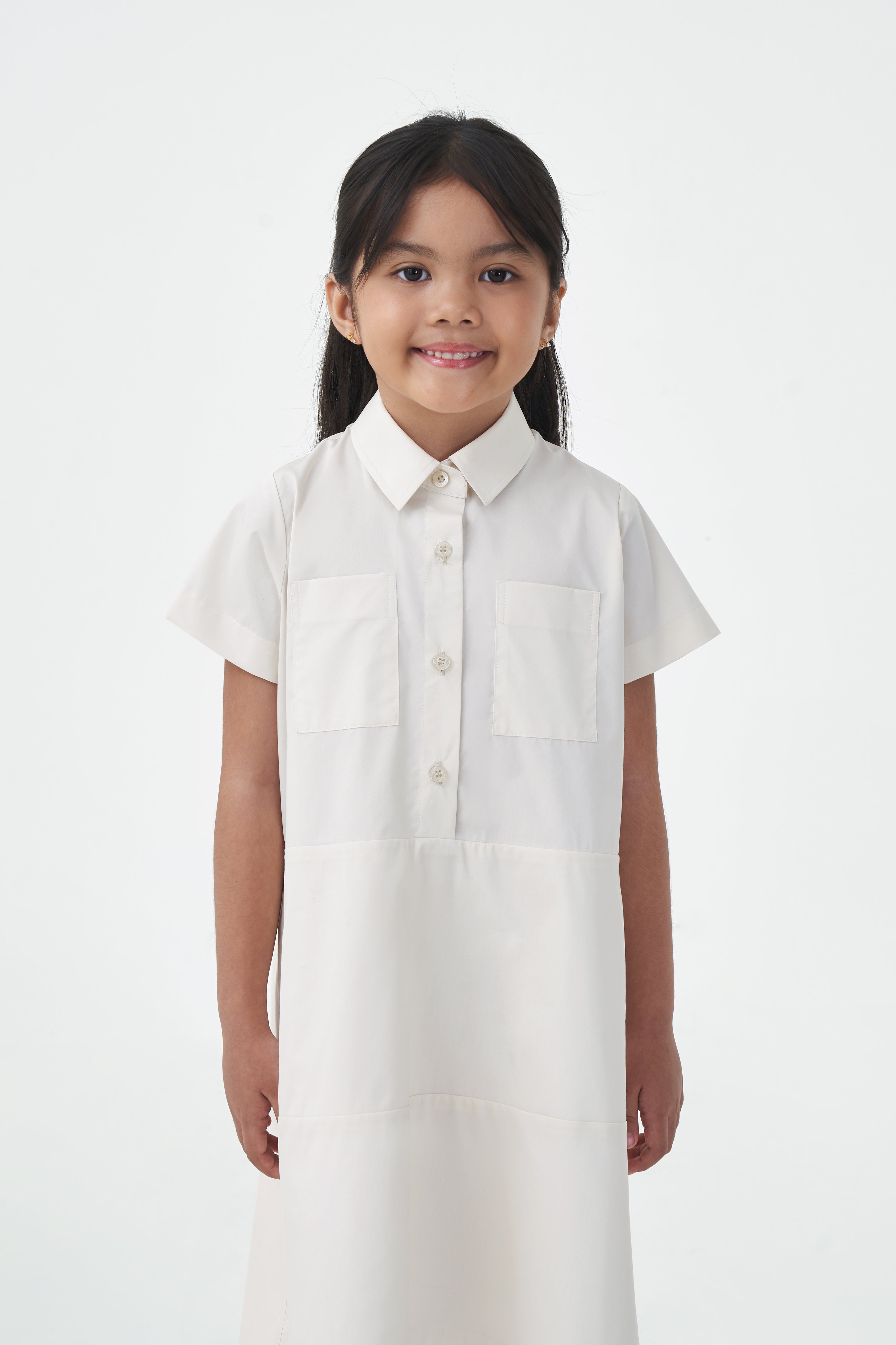 KIRA DRESS Kids - Antique White