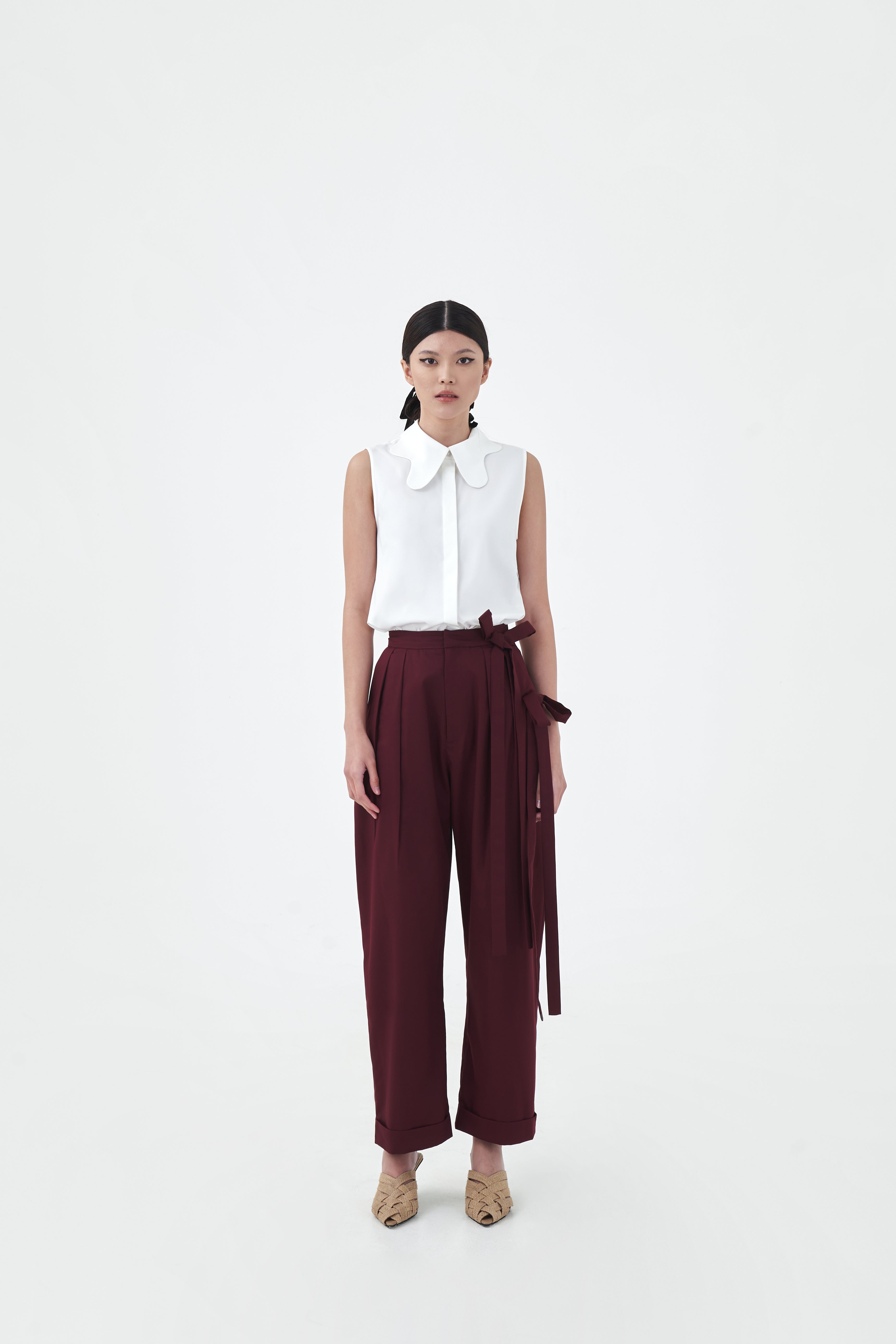 STORY PANTS - Merlot