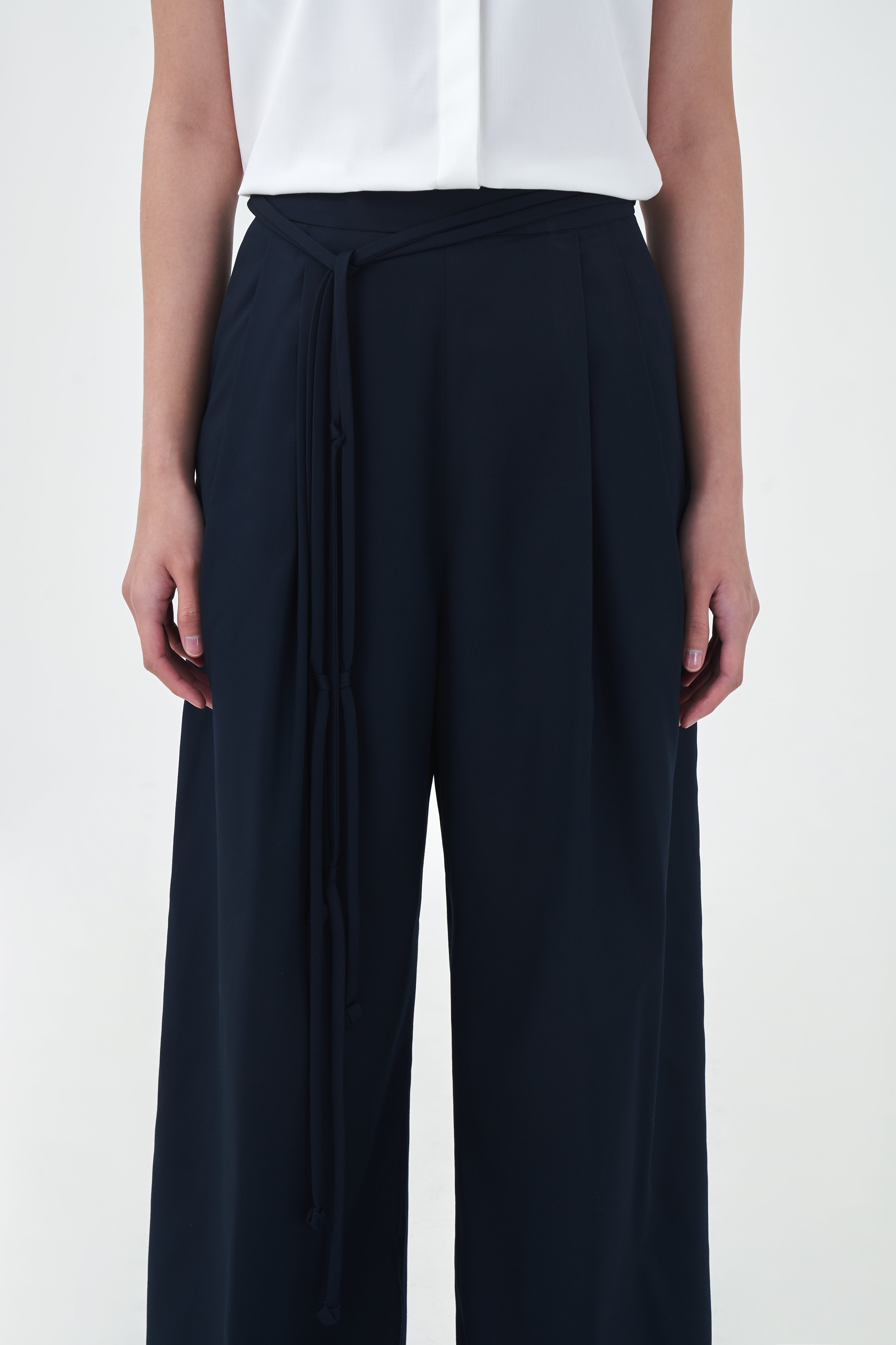 STRING PANTS - Deep Navy