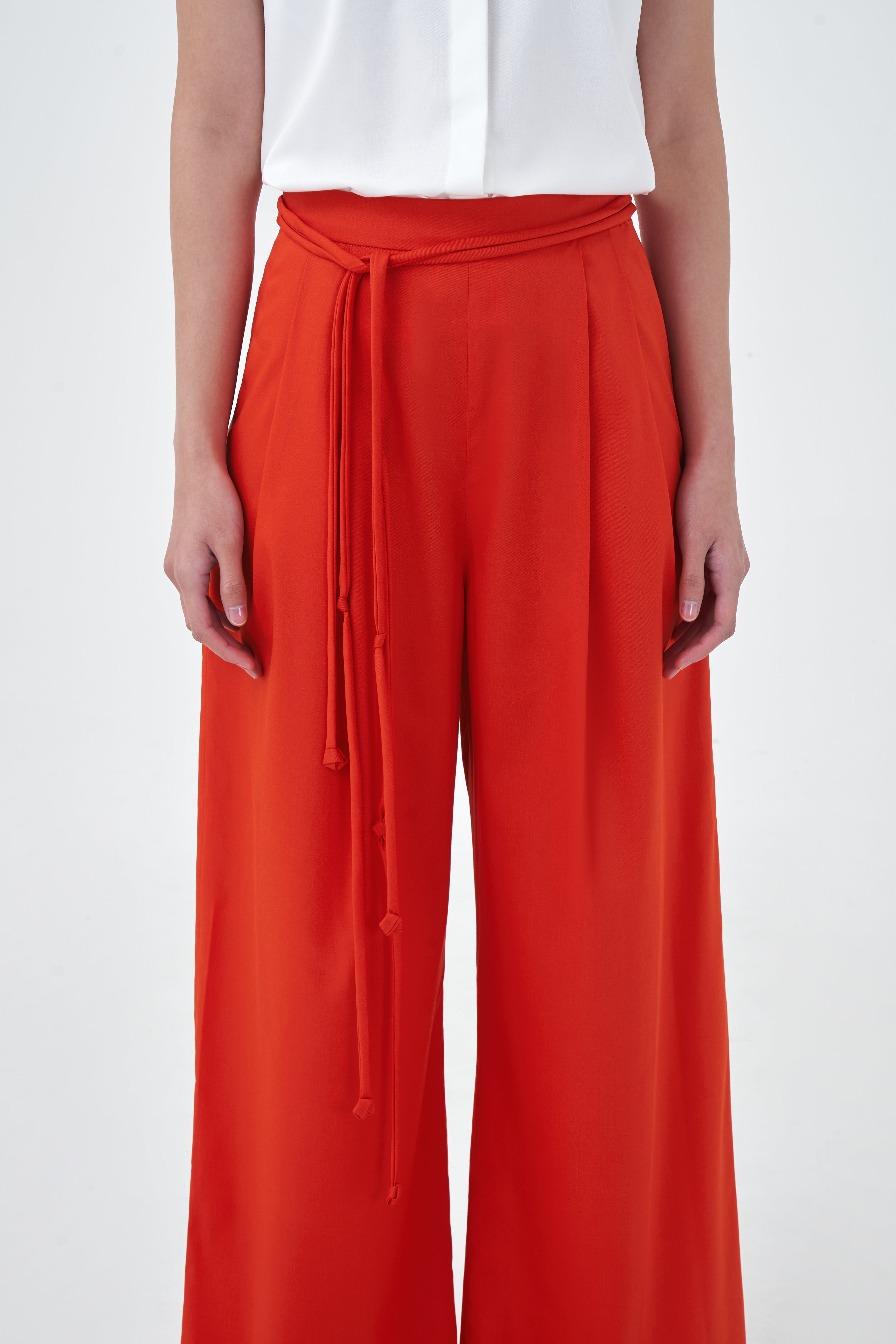 STRING PANTS - Vivid Orange